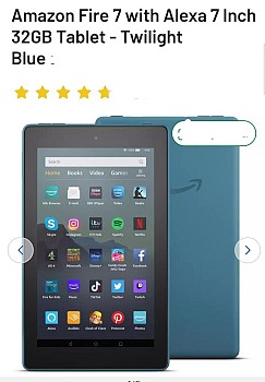 Tablette Amazon Fire 7 32GB Brand New