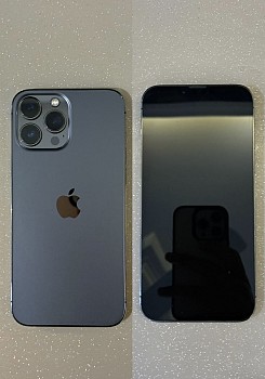 iPhone 13 Pro Max Noir Mat 256 Go, Batterie 77%, Comme Neuf