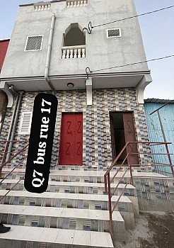 Maison Neuve F2 avec cuisine équipée à louer à Q7 bus rue 17