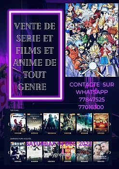 Vente de films, série et manga