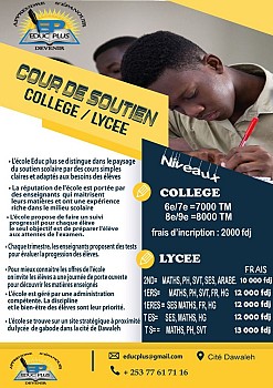 Cours de soutien collège et lycée – Educ Plus