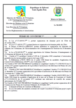 Permis de construction