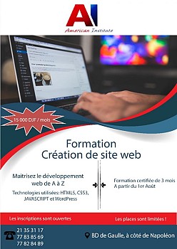 Formation de création de site web