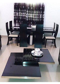 Table basse chic couleur noire