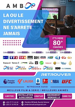 Décodeur TV par satellite avec 80 chaînes dont Bein Sport et chaînes françaises