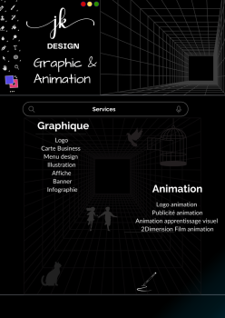 Animator et designer graphique pour une promotion efficace - JK Design