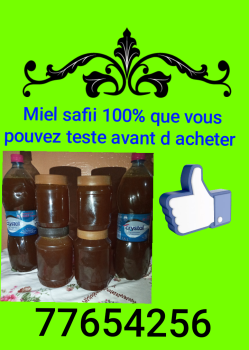 Miel Saafi 100% vous pouvez même le tester avant d'acheter