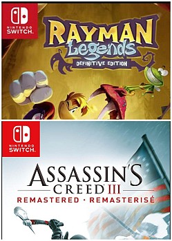 Pack 2 jeux Switch - Rayman & Assassin\'s Creed 3 Remastered