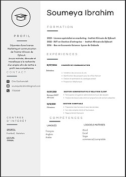 Diplômé en gestion d\'entreprise et marketing cherche emploi