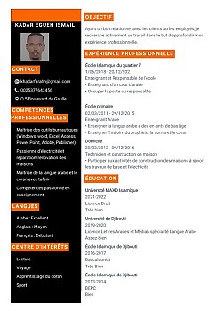 Job application in various sectors - Demande d\'Emploi