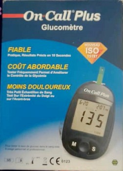 Testeur de glucose avec Recharge de 50 barrettes