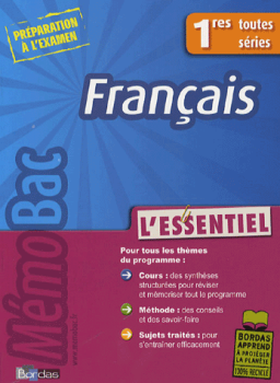 2 annales de francais pour les 1eres DE TOUTES SERIES