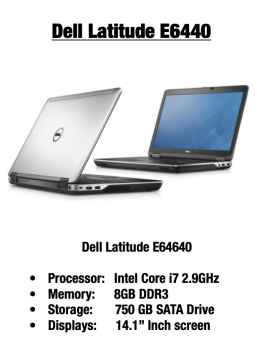 Dell Latitude E6440 ordinateur portable