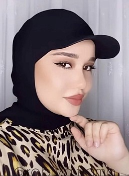 Hijab casquette