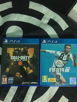 Fifa 19 et Black ops 4 sur PS4