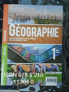 Vente livre de géographie