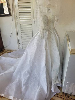 Robe mariée et son jupon neuve