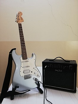 Guitare électrique et ampli