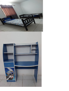 Bureau Enfant et deux lits