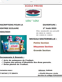 Ecole maternelle