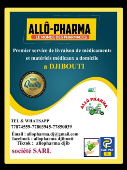 ALLÔ-PHARMA livraison de médicaments à domicile à Djibouti