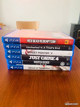 Lot de CD\'s PS4