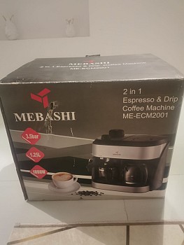 Machine à café 2 en 1 Mebashi ME-CM2001