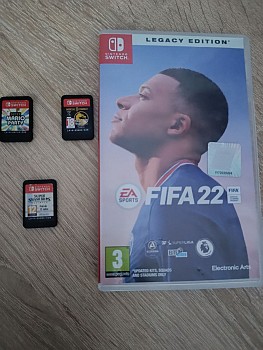 Lot de 4 jeux pour Nintendo Switch en excellent état