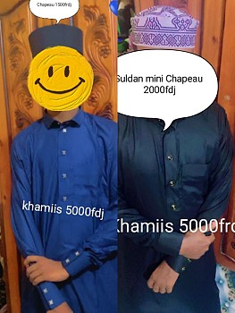 Khamiis homme/garçon en coton - MURIH Maison du Khamiis