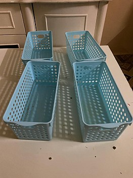 Lot de boîtes de rangement abordables