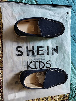 Mocassins SHEIN pour enfant, pointure 33, couleur bleu marine