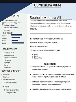 Recherche opportunité d\'emploi ou un pré-embauche stage