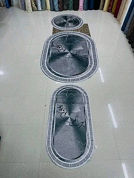 Tapis Trio d\'Entrée et de Couloir - Large Choix de Couleurs et Motifs