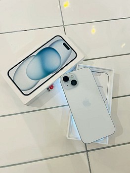iPhone 15 Bleu 128 Go - Comme Neuf, Batterie 95% - Prix Négociable