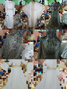 Robe de mariée blanche, beige ou bleue - à vendre