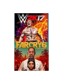 Vente combiné de deux Jeux PS4 Far Cry 6 et WWE 2k17 en parfait état