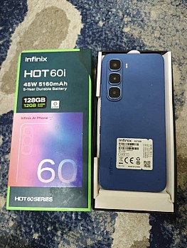 Infinix Hot 60i, Batterie 5160mAh, 128Go de stockage, 12Go de RAM