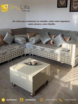 Salon moderne haut de gamme signé Skylife Homes