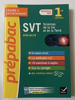 Livres spécialité SVT 1ère