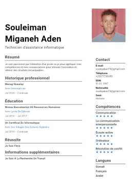 Jeune diplômé en ressources humaines avec compétences informatiques et linguistiques - Disponible pour emploi