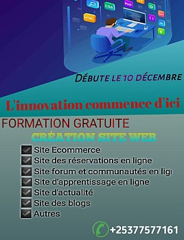 Formation gratuite sur programmation web
