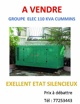 Groupe ELEC 110 KVA CUMMINS