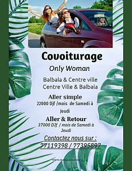 Covoiturage only for woman