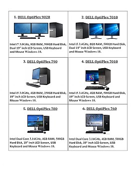 Vente des ordinateurs de marque Dell Optiplex