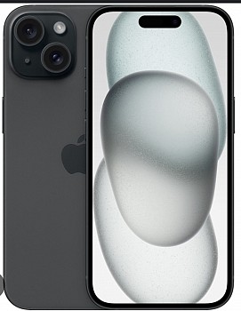 iPhone 15 Noir 128 Go, Très Bon État, Chargeur Inclus