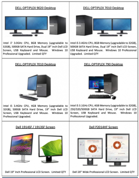 VENTE D\'ORDINATEURS DE BUREAU DELL CORE