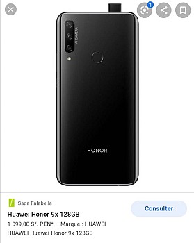 Smartphones honor 9x