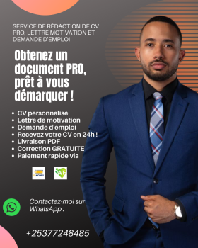 CV, Lettre et Demande d\'emploi PRO