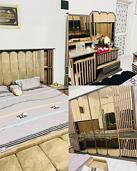 Chambre à coucher complète moderne en très bon état