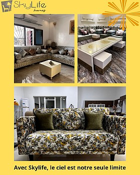 Salons en L et canapés disponibles en plusieurs modèles